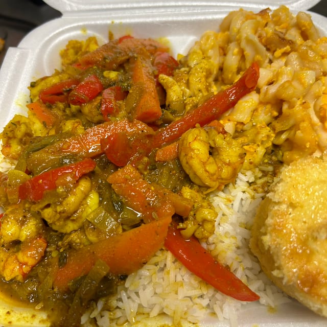 Curry Shrimp.