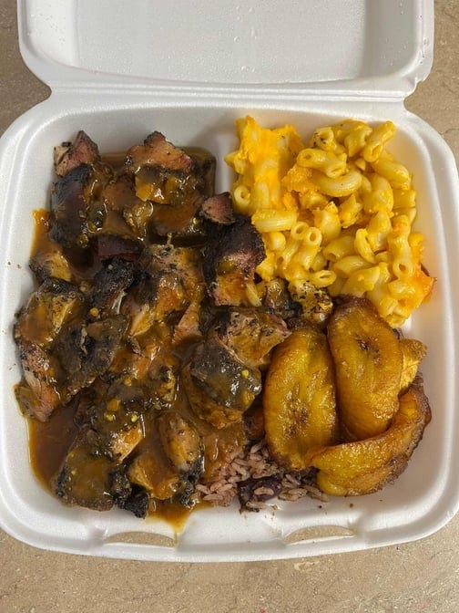 Jerk Pork Meal.