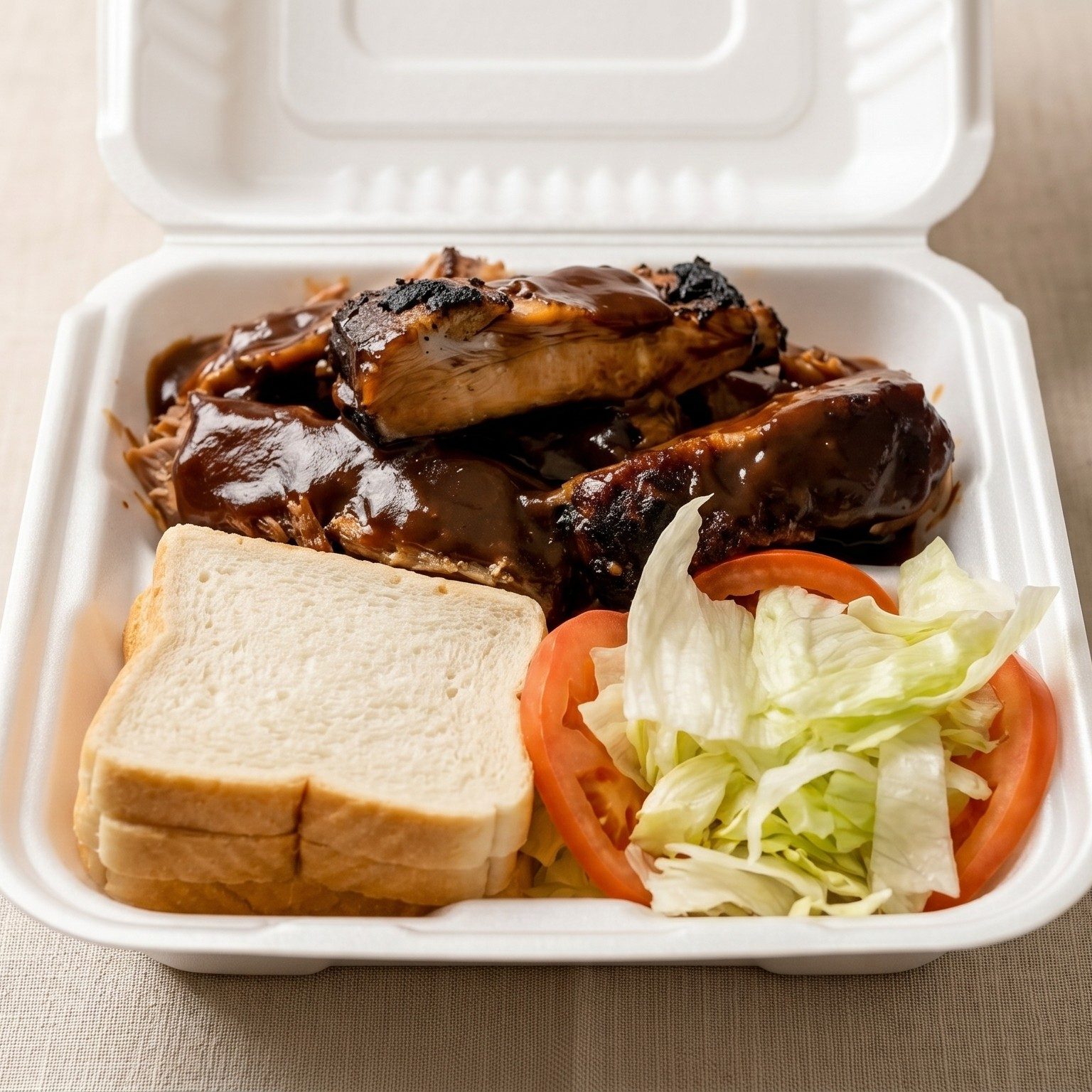 Rib Sandwich.