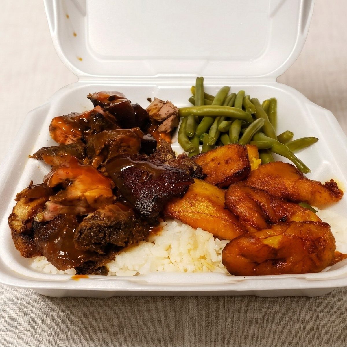 Stew Chicken Lunch